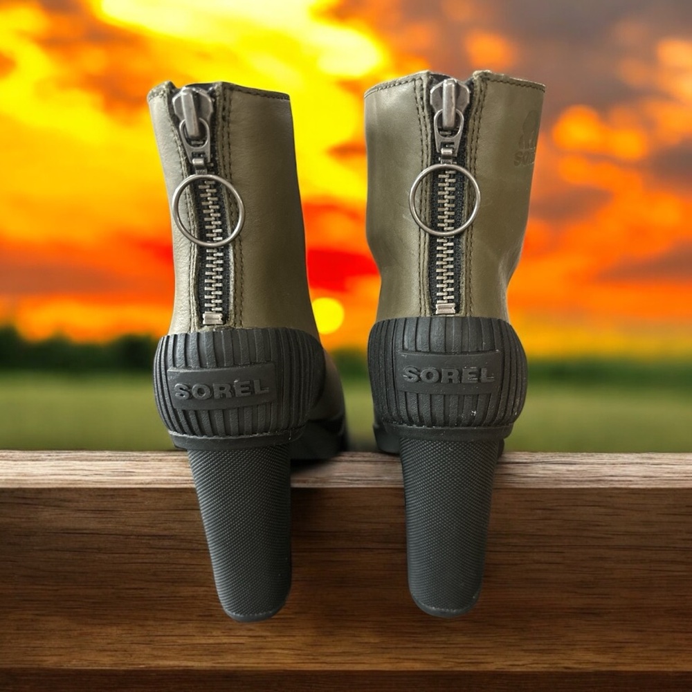 Sorel Waterproof Platform Back Zip Boot - image 2